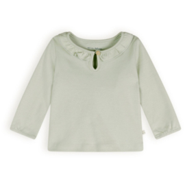Petite Maison shirt Kaya met ruches detail-Sea Foam
