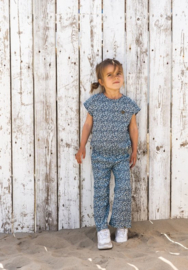 Koko Noko Mintgroene geprinte broek 42969