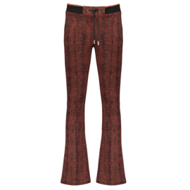 NOBELL SAHARA FLARED PANTS PIMENT BROWN