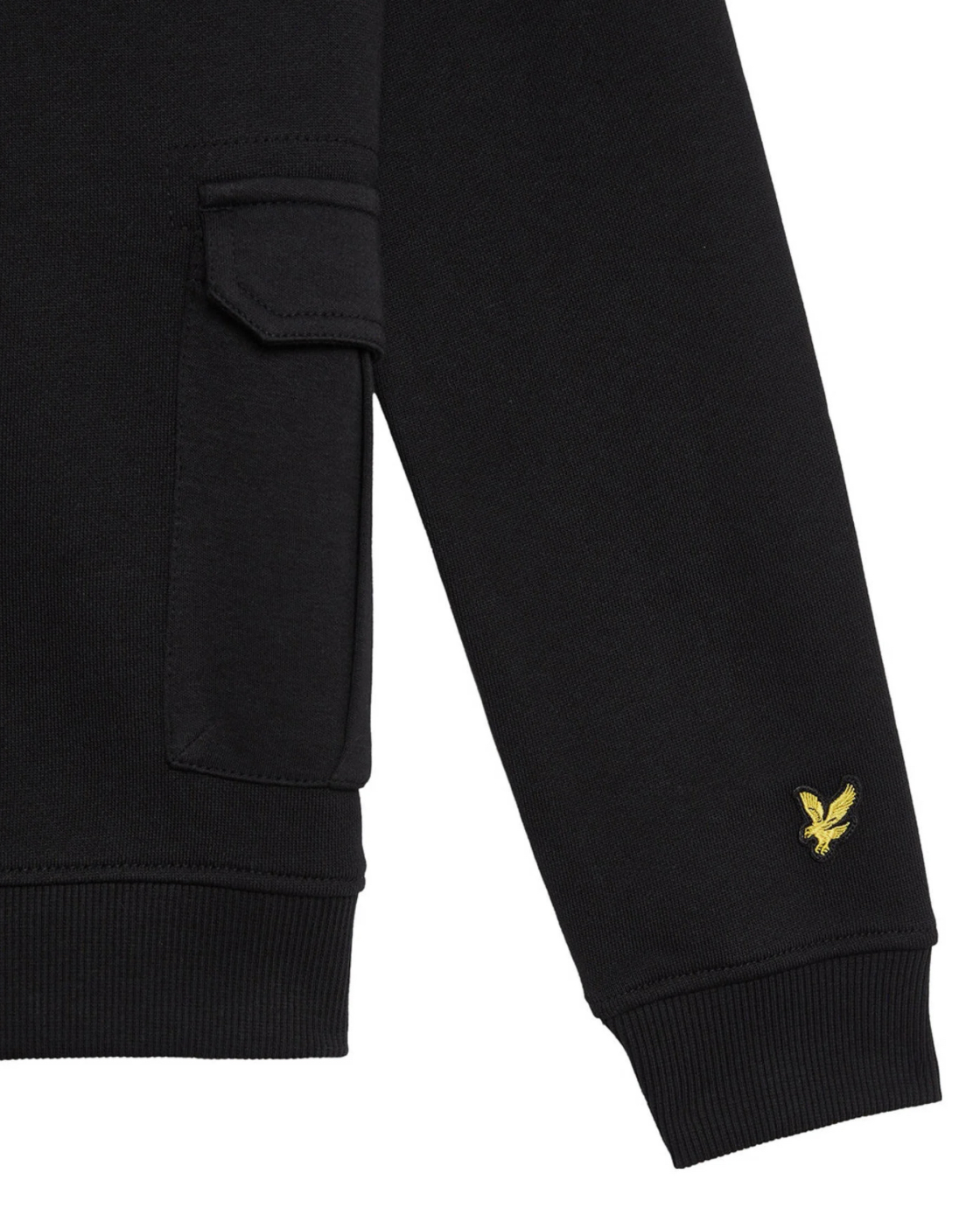 LYLE & SCOTT Cargo Pocket Hoodie Black