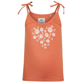 Koko Noko-Meisjes top met bandjes- Roest oranje 54937