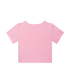SOMEONE - Cropped Shirt Regi - Pink