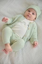 Petite Maison- Seol gebreide broek- Sea foam