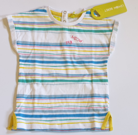 Lemon Beret Shirt Stripe Optical White