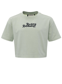 Looxs Revolution cropped shirt pistache