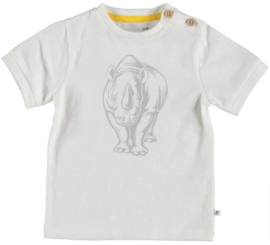 Ducky Beau-Baby Boys Shortsleeve-Cloud dancer-Off white