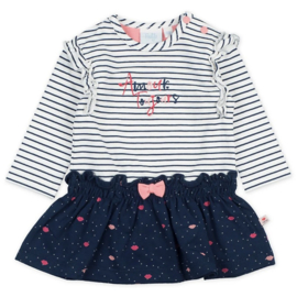 Feetje jurk streep Mon Petit 51400337