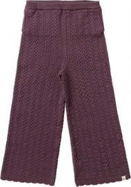 Your Wishes Bar Motif Knit Broek