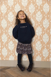 Daily7 meisjes rok Flower Dark Mauve