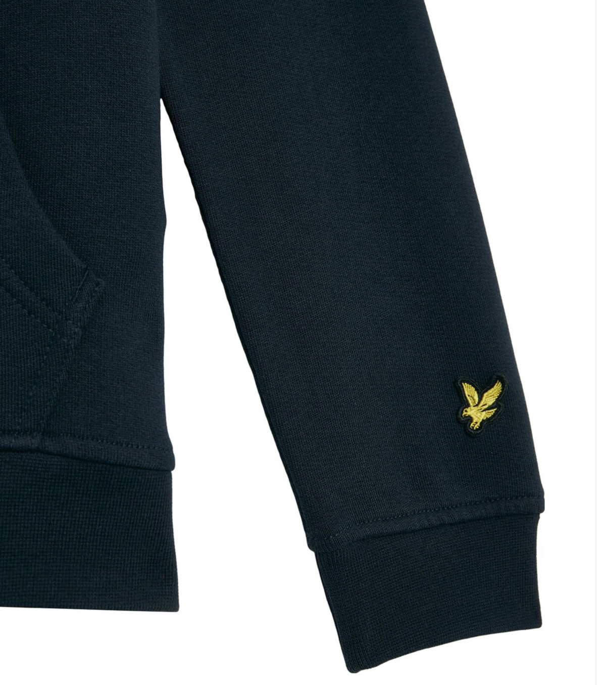 LYLE & SCOTT Script embroidered hoodie navy