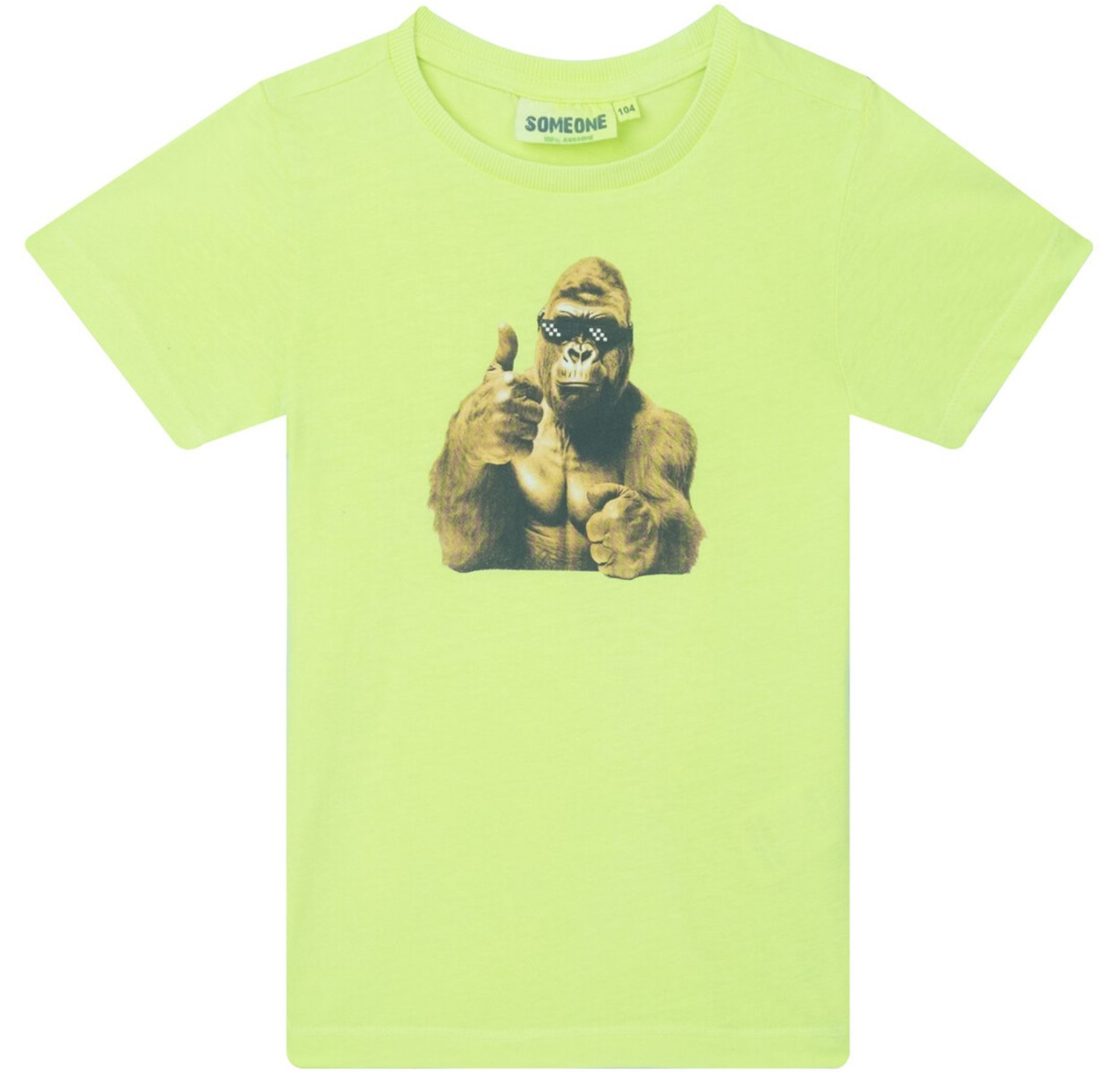 SOMEONE shirt Dries Neon Yellow