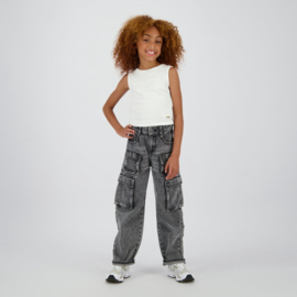 Vingino -Meisjes t-shirt ss basic-Real White
