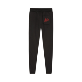 Malelions Junior Sport Striker Trackpants Black/Neon Red