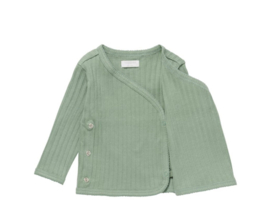Girls Tee Lafayette Long Sleeve Wrap Hedge Green