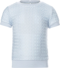 Koko noko broderie shirt licht blauw