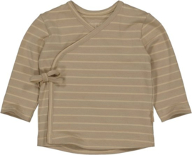 LEVV overslag shirt Dave dust stripe