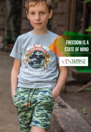 Vinrose shirt Wild and free