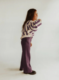 Your Wishes Motif Knit Pants Bar