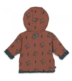 Feetje Omkeerbaar vest met capuchon - Wild Thing - Antraciet