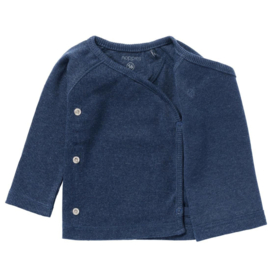 Noppies Baby U Tee overlap LS rib Nanyuki Navy Melange