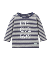 Quapi Little Nick Longsleeve Grey Melee Stripe