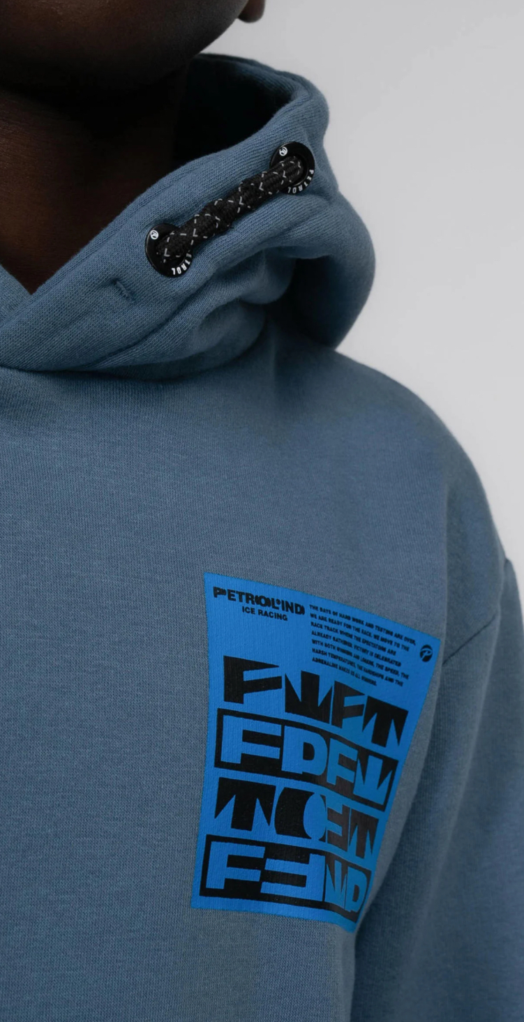PETROL INDUSTRIES hoodie grijsblauw