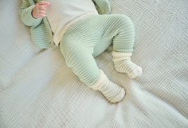 Petite Maison- Seol gebreide broek- Sea foam
