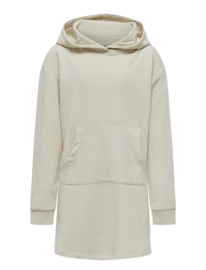 ONLY KIDS KOGMINDY L/S POCKET HOOD DRESS SWT