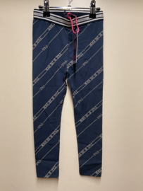 Quapi Legging Flo Dark Blue Text