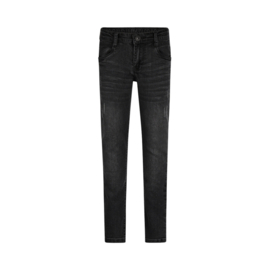 No Way Monday-Jongens Broek Super Stretch skinny- Zwart
