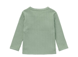 Girls Tee Lafayette Long Sleeve Wrap Hedge Green