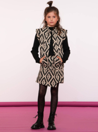 Geisha - Skort - Black/offwhite