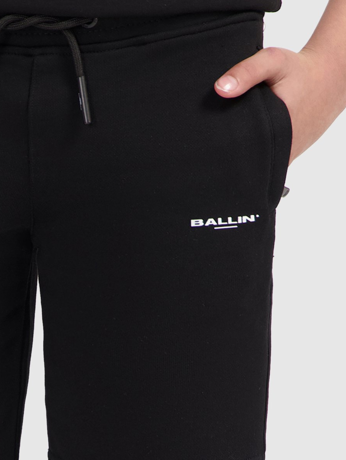 Ballin Amsterdam - Jongens Regular fit Shorts Sweat - Black -