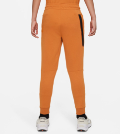 Nike Tech Fleece Jogger Kids Oranje Zwart