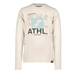 4President acid wash longsleeve Maas sand