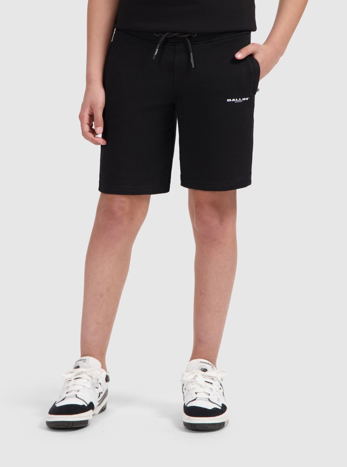 Ballin Amsterdam - Jongens Regular fit Shorts Sweat - Black -