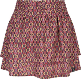 Indian Blue Jeans Skirt Fancy AOP