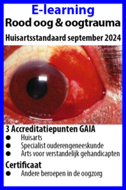 E-learning rood oog en oogtrauma 2025-2027