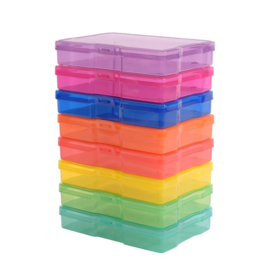 Gekleurde opberg doosjes (8 stuks)