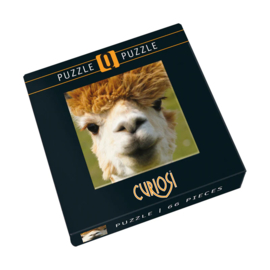 Curiosi Q-puzzel (moeilijke stukjes) - Dier - Alpaca (66 stukjes)