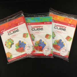 Happy Cube Pro - set van 3 (rood, groen, oranje)