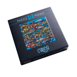 Curiosi Q-puzzel (moeilijke stukjes) - Kleurenmix 1 (72 stukjes)