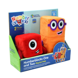 Number Blocks  - One and Two knuffels