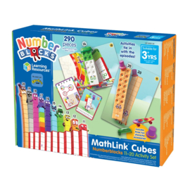 Mathlink® Cubes Number Blocks, Cijfers 11-20 activiteiten set