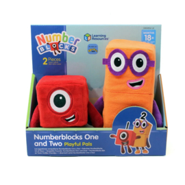 Number Blocks  - One and Two knuffels