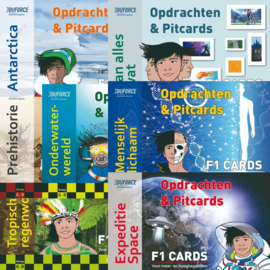F1 cards - Opdrachten en pitcards (per stuk)