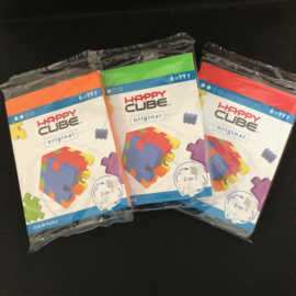 Happy Cube Original - set van 3 (rood, groen, oranje)