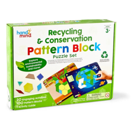 Pattern Blocks - Recycelen & Duurzaamheid puzzel set