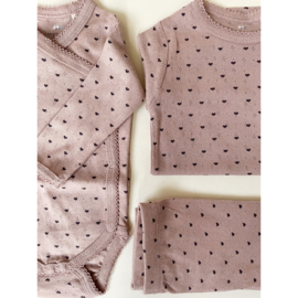 Konges Sløjd Longsleeve Newborn Body Du Coeur Sparrow