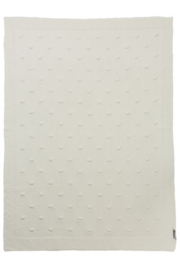 Meyco ledikant deken knots off-white 100x150